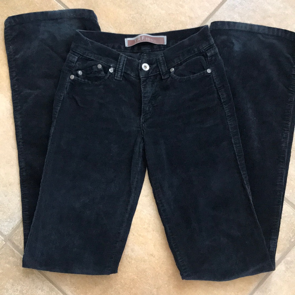 Zara Trf 100% Corduroy Tall Jeans